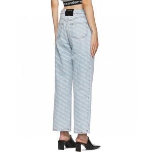 Alexander Wang High-Rise Straight-Leg Jeans
